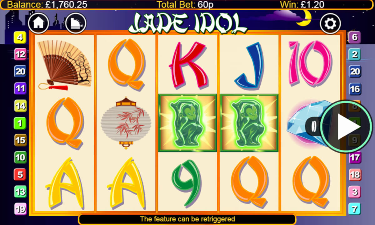 Screenshot Jade Idol slot machine