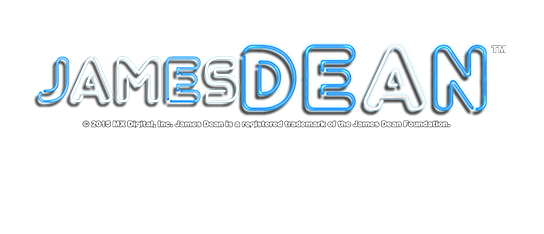 game logo James Dean