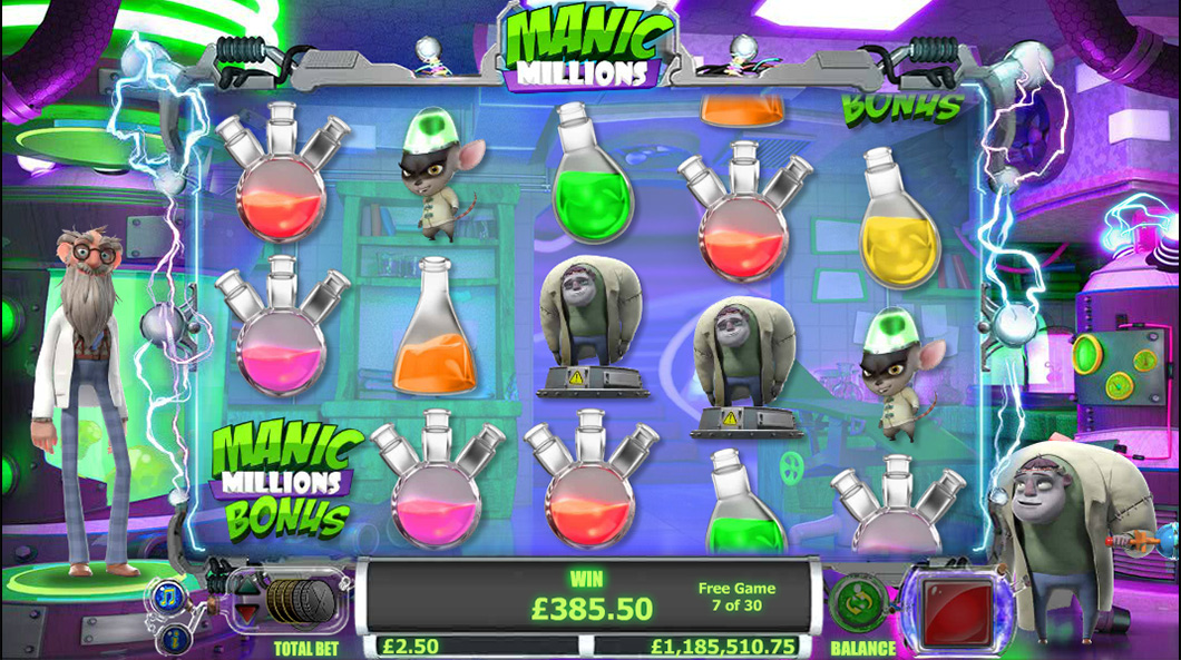 Manic Millions Screenshot