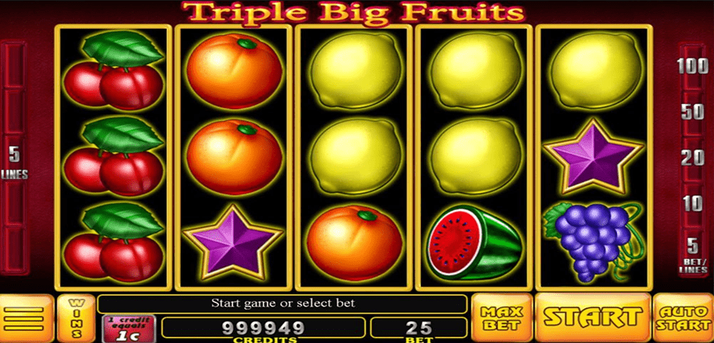 Triple Big Fruits Screenshot