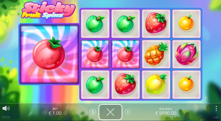 Fruits slot machine sticky fruits spins