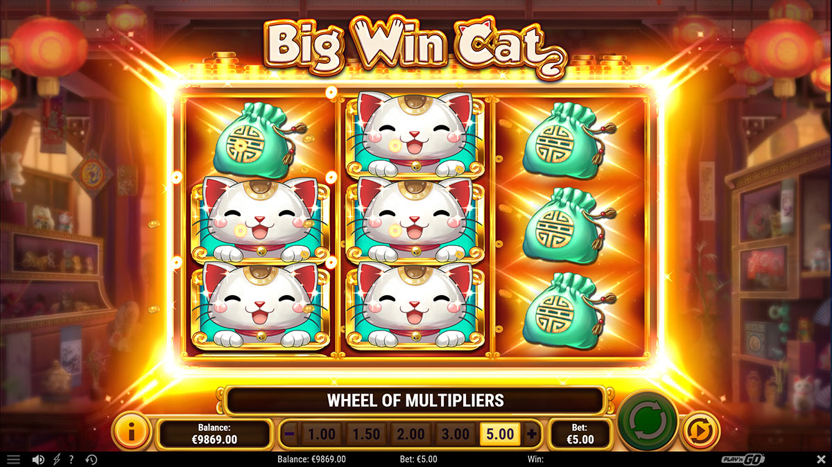 Screenshot Big Win Cat slot machine