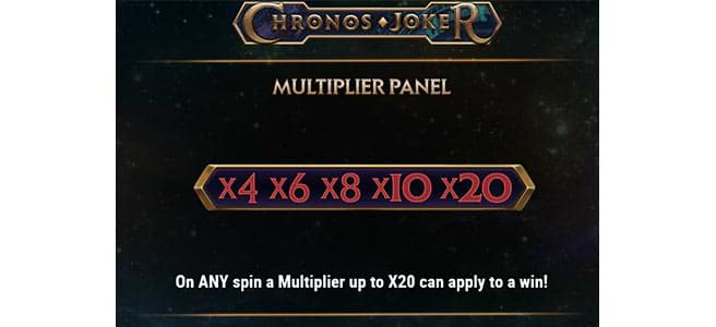 Multiplier panel auf Chronos Joker