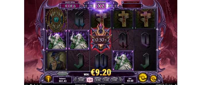 Free spins on Demon slot machine