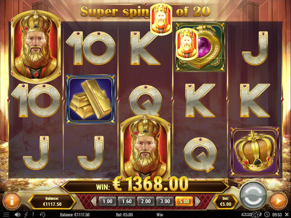Screenshot Gold King slot machine