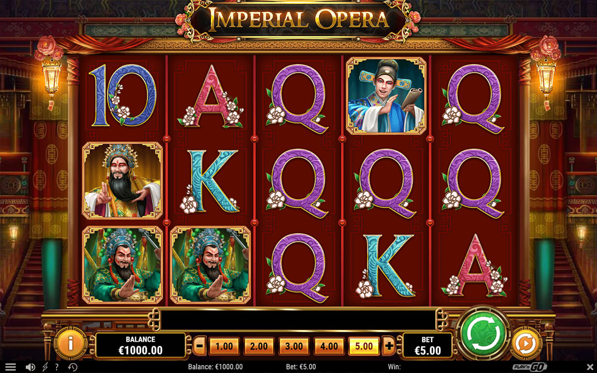 Screenshot Imperial Opera slot machine