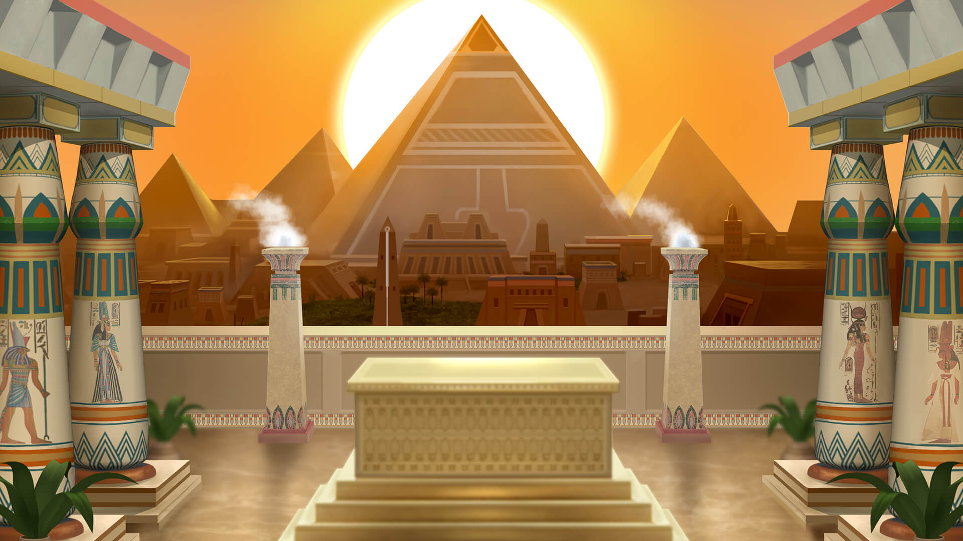 Game hight resolution background Legacy of Egypt