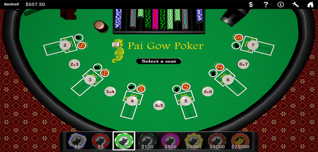 Pai Gow Poker Screenshot