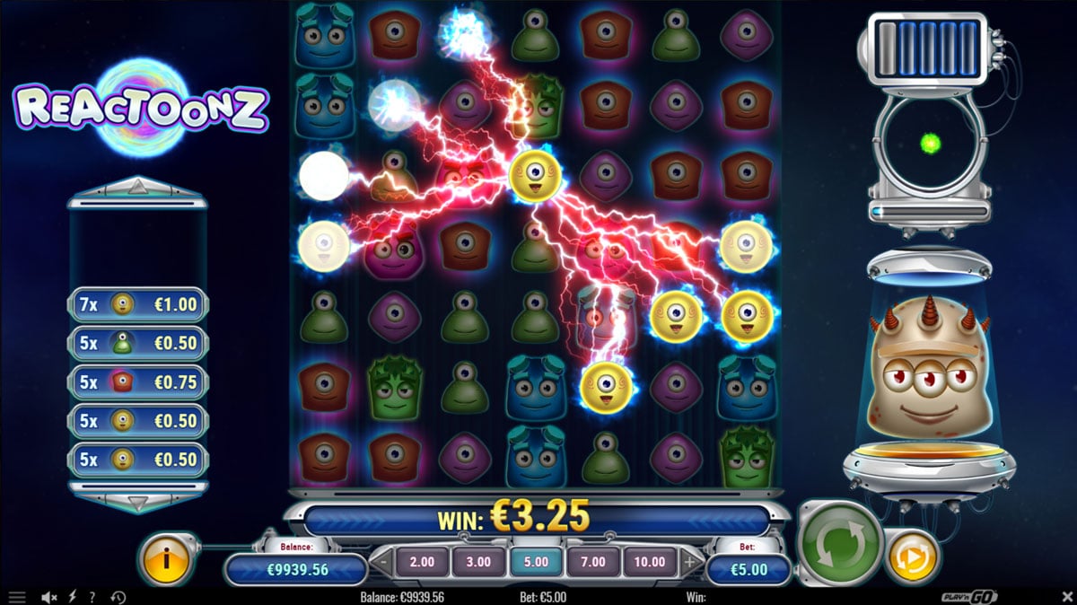 Reactoonz Реактор через Play'n GO игровой автомат, играть в слот безвозмездно, вне сосредоточивания