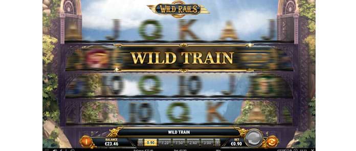 Wild Trains auf dem Wild Rails Spielautomaten.