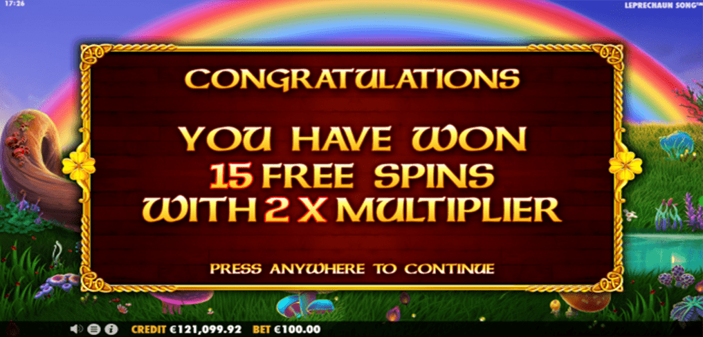 Leprechaun Hills Free Spins