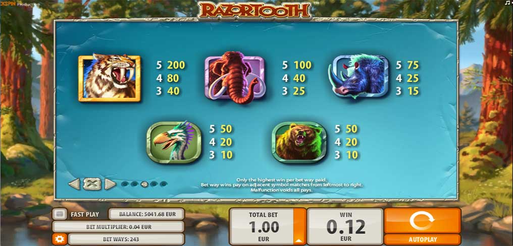 Razortooth Bonus