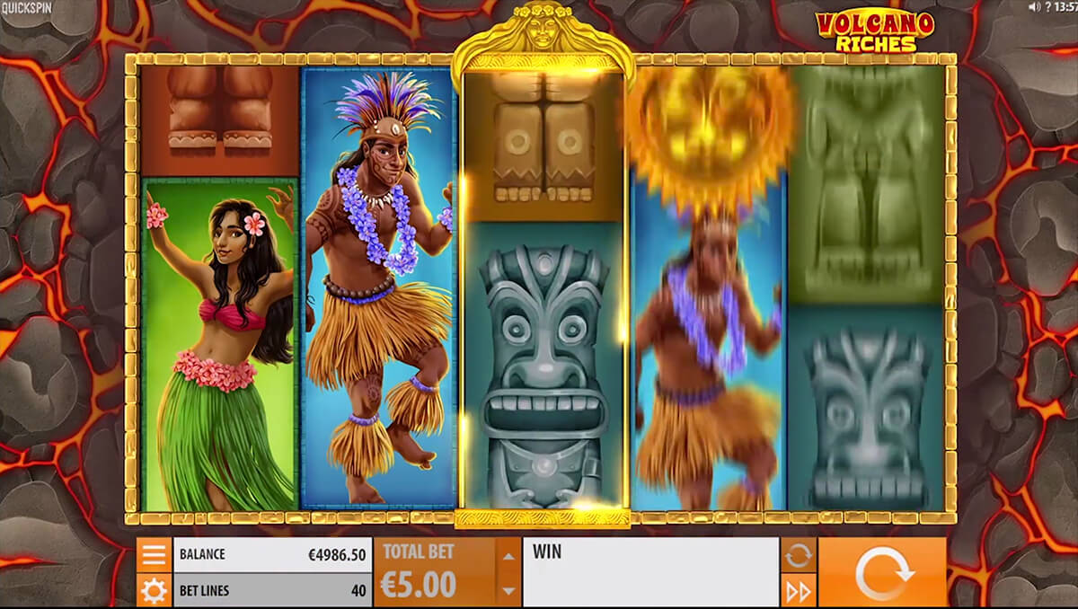 Screenshot Volcano Riches slot machine