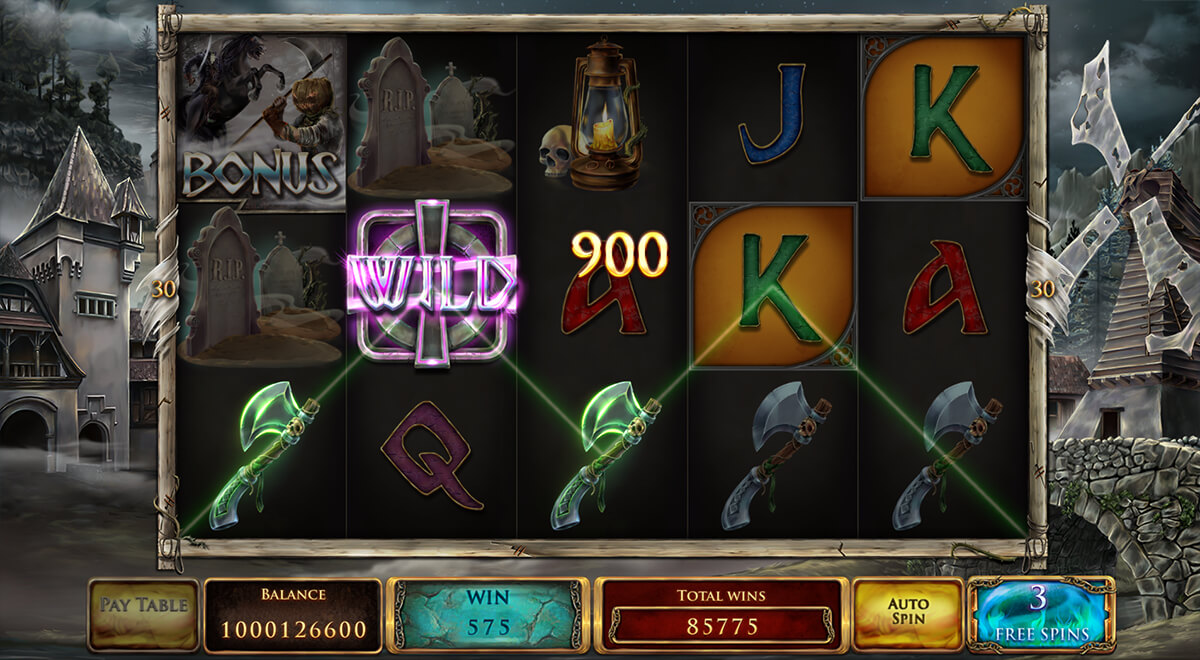 Jack O Lantern VS HeadLess Horseman Slots Screenshot