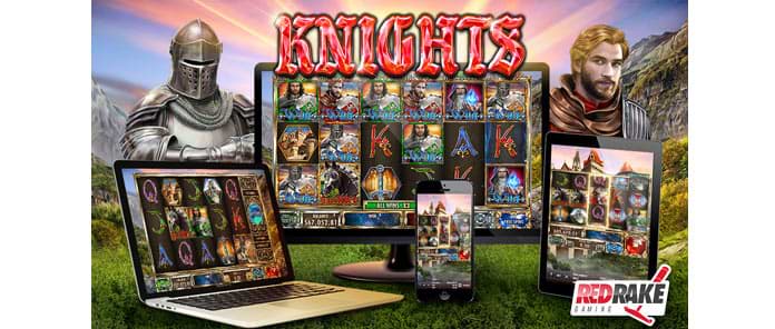 Screenshots of Knights on computer and smartphone