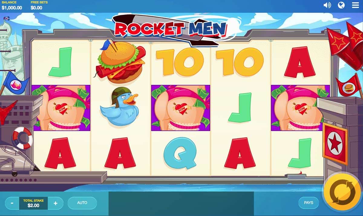 Background du jeu Rocket Men