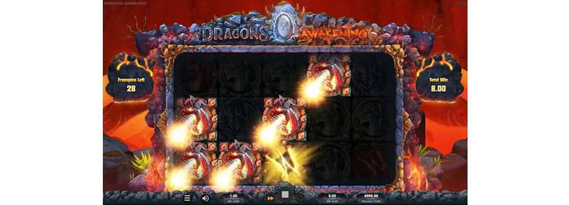 Dragons Awakening Free Spins