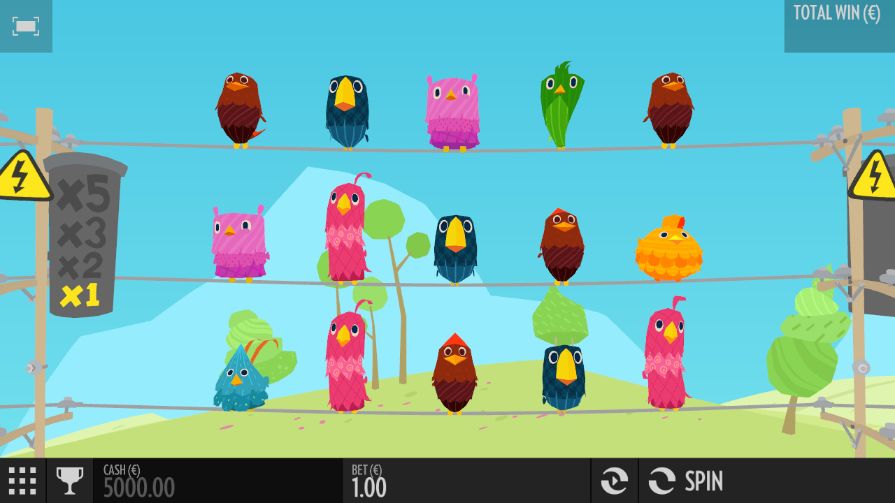 Birds on a Wire Screenshot