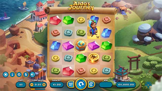 Aldo's Journey slot machine by Yggdrasil Gaming