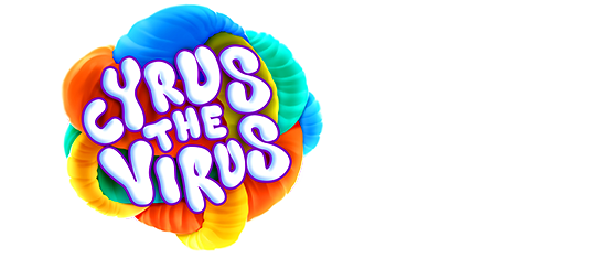 game logo Cyrus the Virus