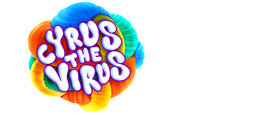 game logo Cyrus the Virus