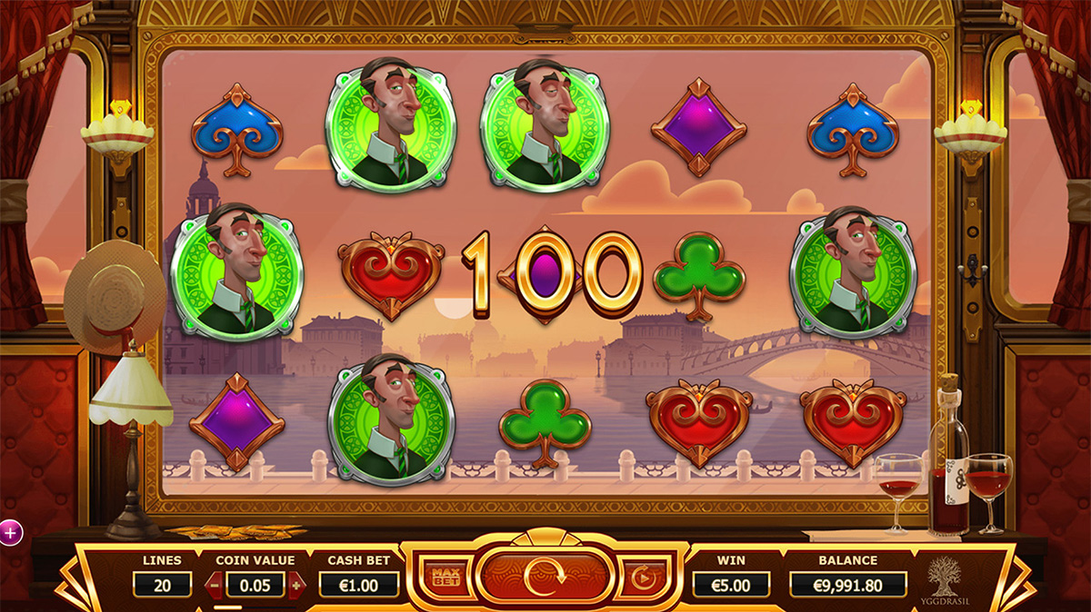 Screenshot Orient Express slot machine