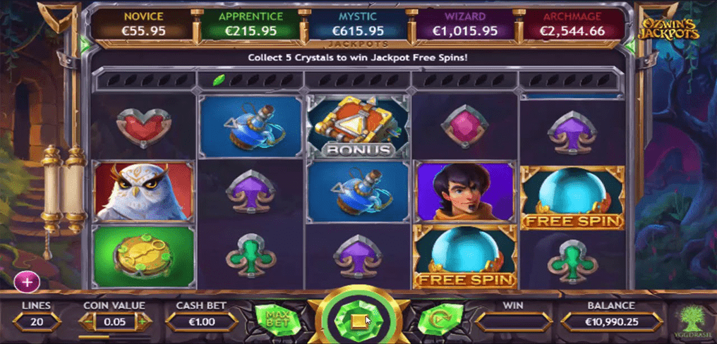 Ozwin's Jackpot Screenshot