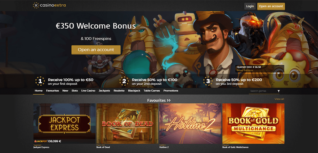 Casino Extra Modern Website