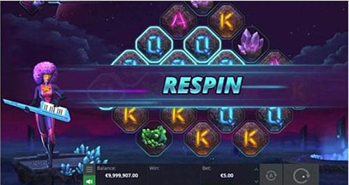Astro Legends: Lyra and Erion slot machine respin