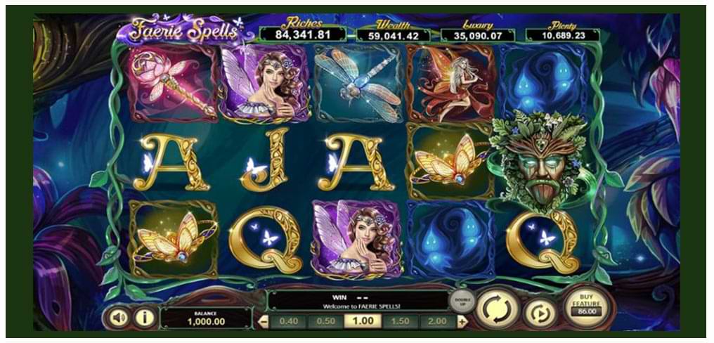 Faerie Spells  slot machine screenshot