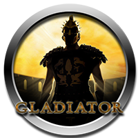 Gladiator slot machine character