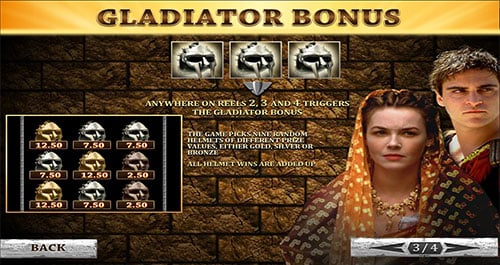 Gladiator slot machine bonus