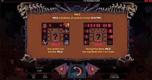 Hell's Band slot machine wild