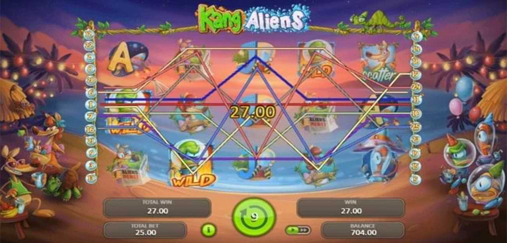 Kang Aliens slot machine screenshot