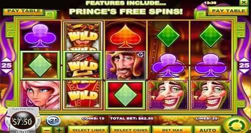 King Winalot slot machine free spin
