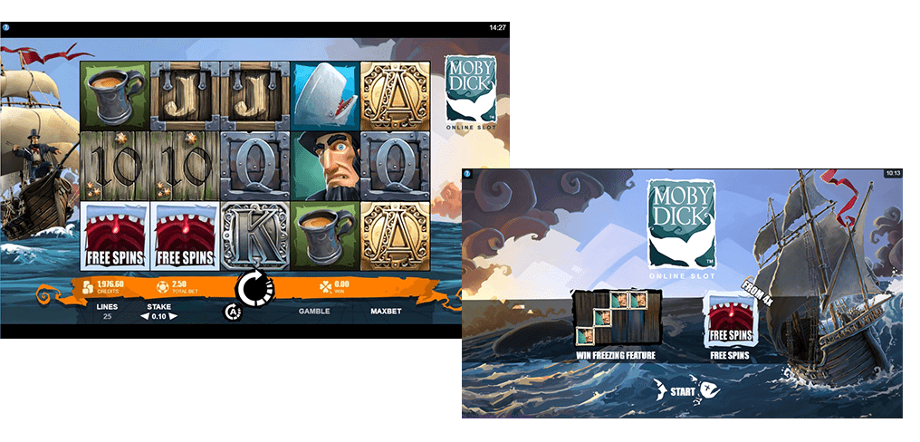 Moby Dick slot machine free spins