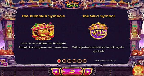 Pumpkin Smash slot machine bonus