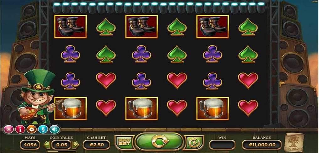 Rainbow Ryan slot machine screenshot