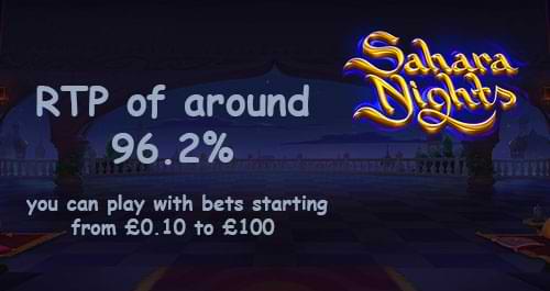 Sahara Nights Slot Machine RTP