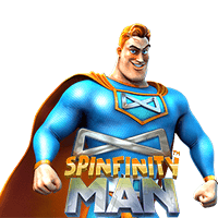 Spinfinity man slot machine character