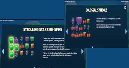 Strolling Staxx : Cubic Fruits slot machine symbol
