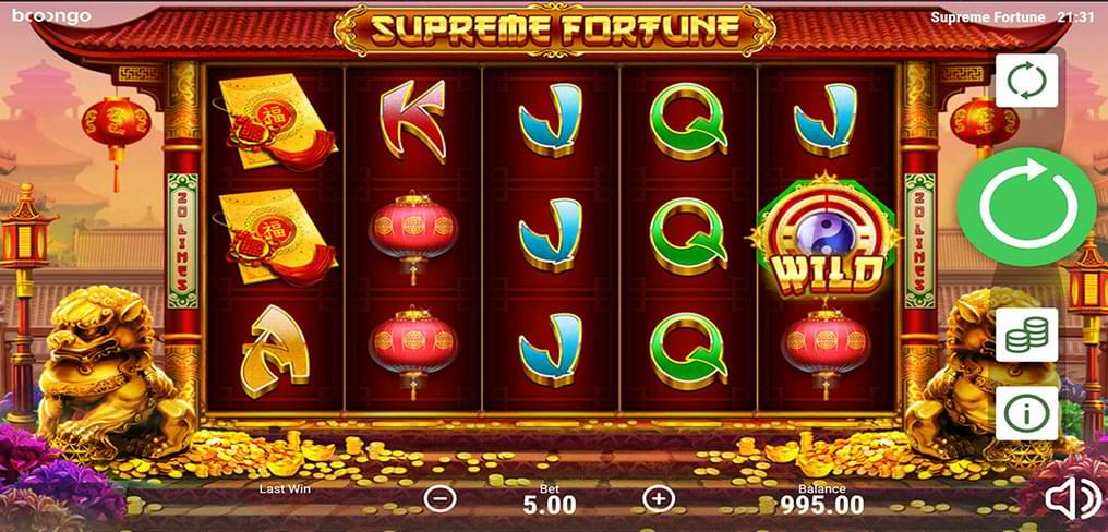 Supreme Fortune slot machine wild