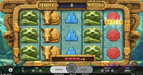 Temple of nudges slot machine respin