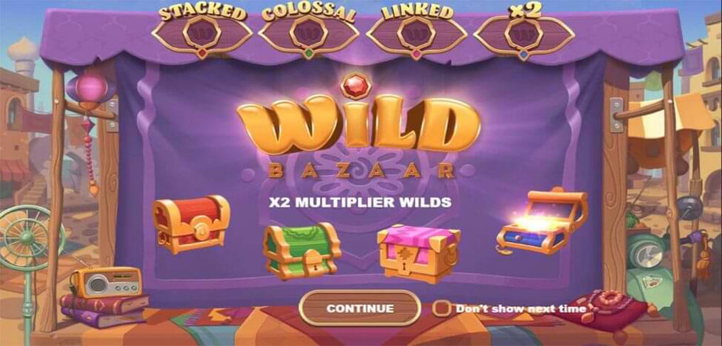 Wild Bazaar slot machine multiplier wilds