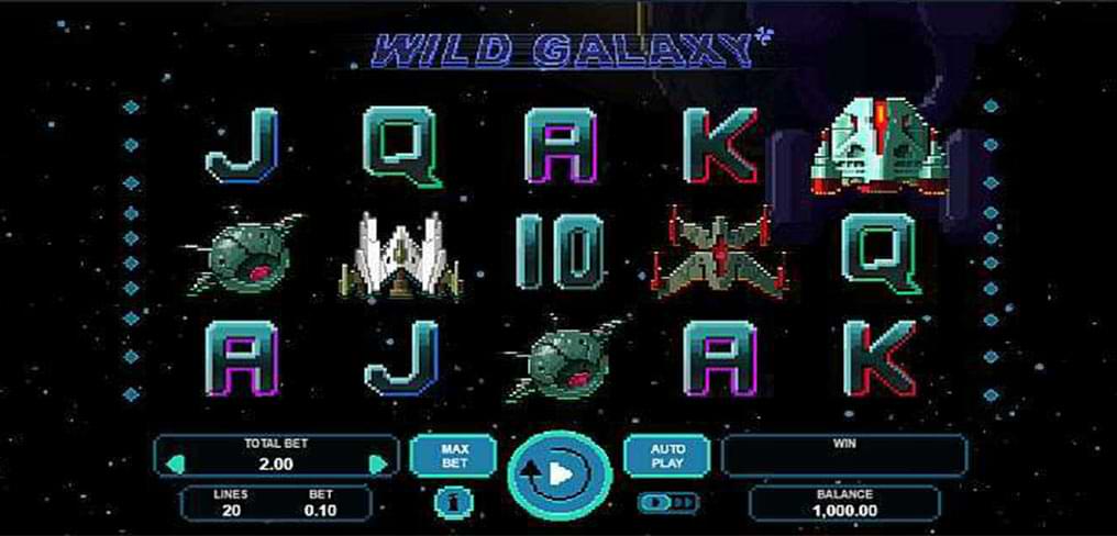 Wild Galaxy slot machine screenshot