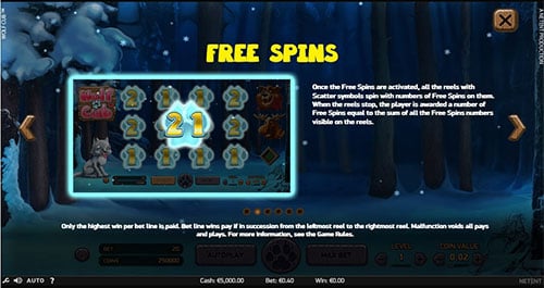 Wolf Cub slot machine free spins