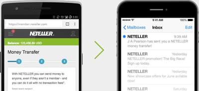 Making Deposits with Neteller