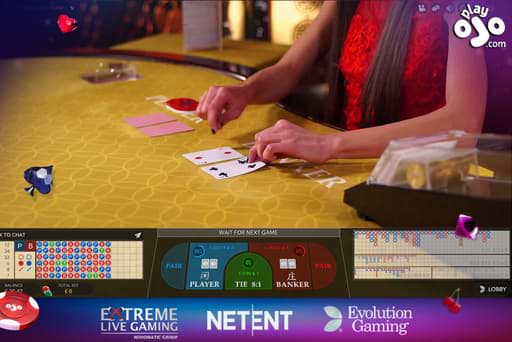 Play Live casino dealer at OJO Casino