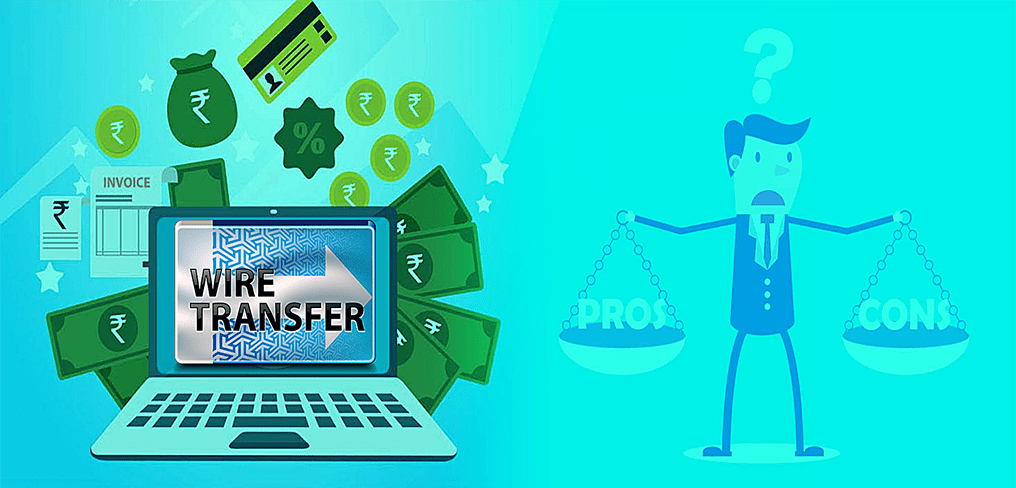 Bank/Wire transfer: Deposit and withdraw at an online casino