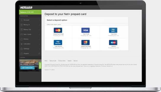 Neteller home page deposit